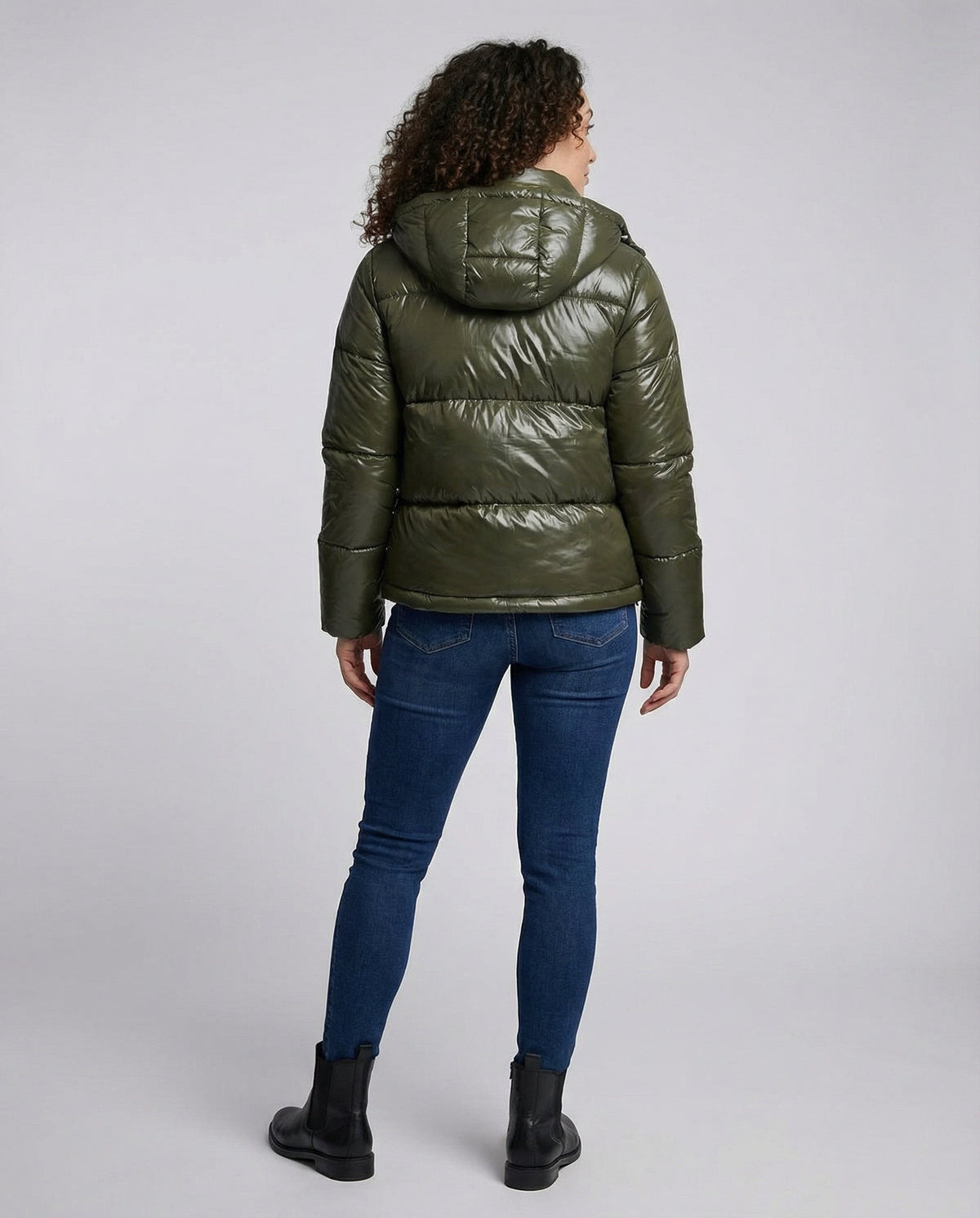 Women Puffy Jacket Hood | EVA-US