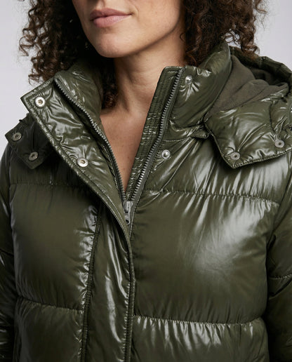 Women Puffy Jacket Hood | EVA-US