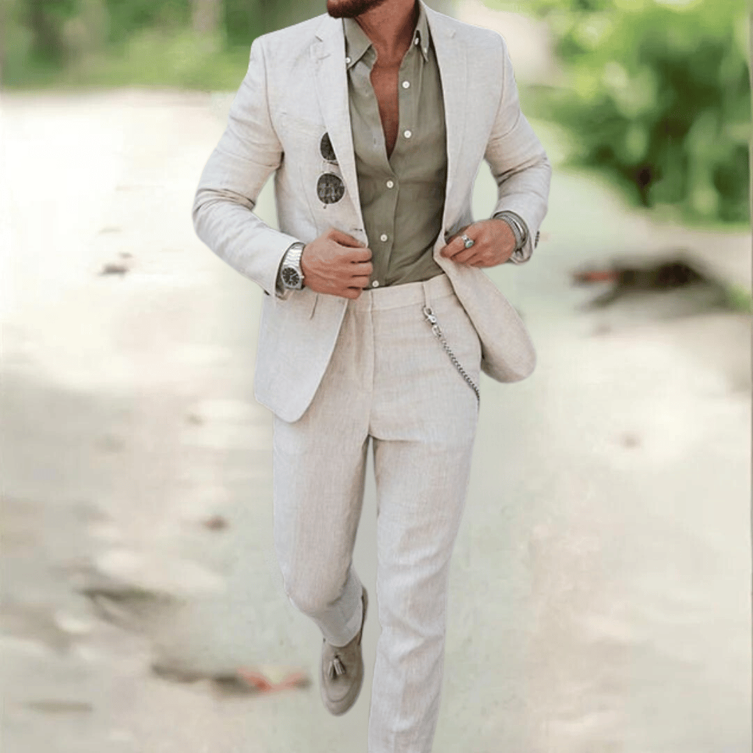 Men's Summer Suit 2-Piece – Blazer & Trousers