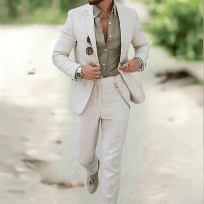 Men's Summer Suit 2-Piece – Blazer & Trousers