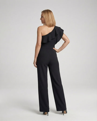 Elegant off-shoulder jumpsuit with ruffle