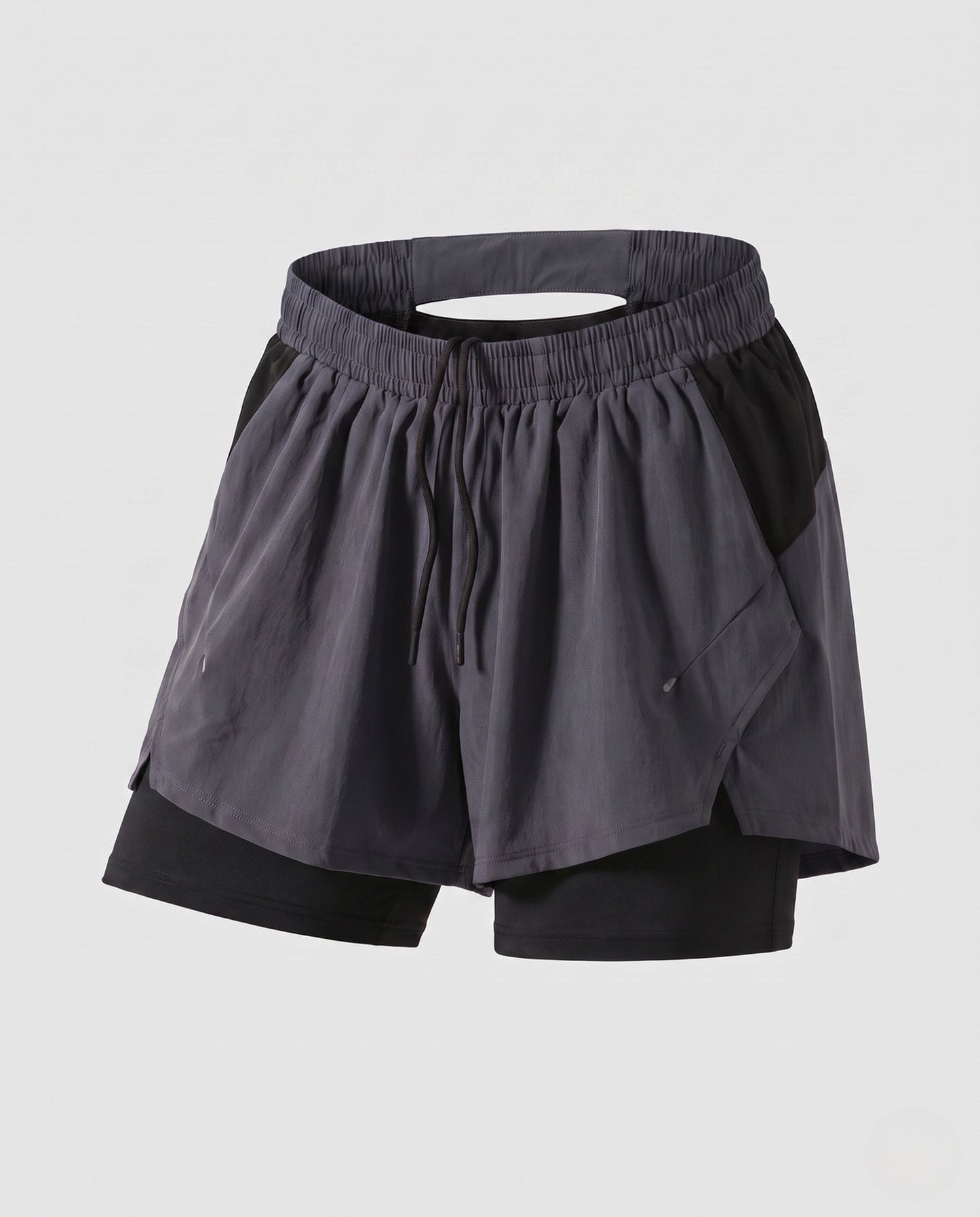 Women's sporty running shorts with innovative Möbius band and breathable inserts