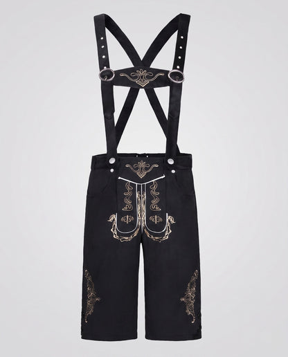 Men's stylish traditional shorts with elaborate embroidery EVA-US