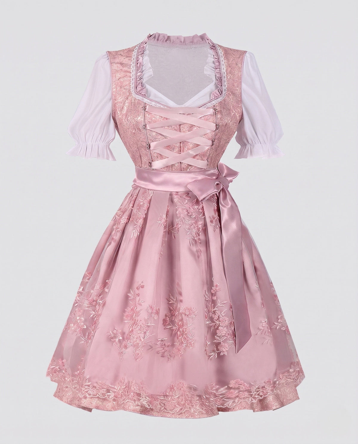 Ladies Dirndl with floral design and sophisticated details EVA-US