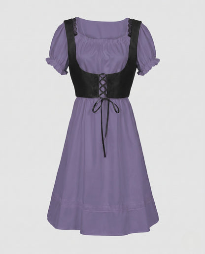 Ladies Dirndl with high-quality craftsmanship and elegant lacing details EVA-US