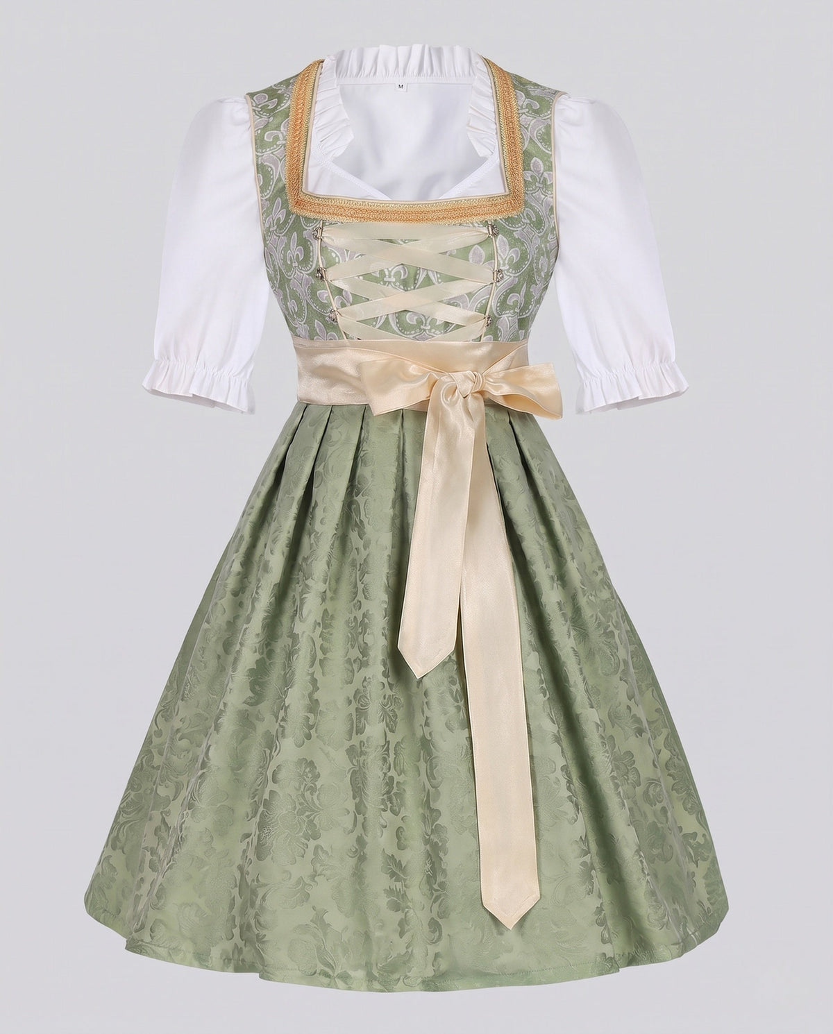 Ladies dirndl with lace and elegant apron EVA-US