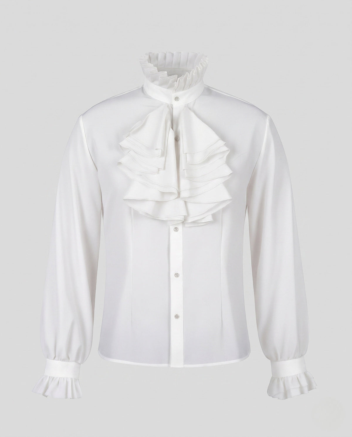 Women elegant blouse with ruffle design EVA-US
