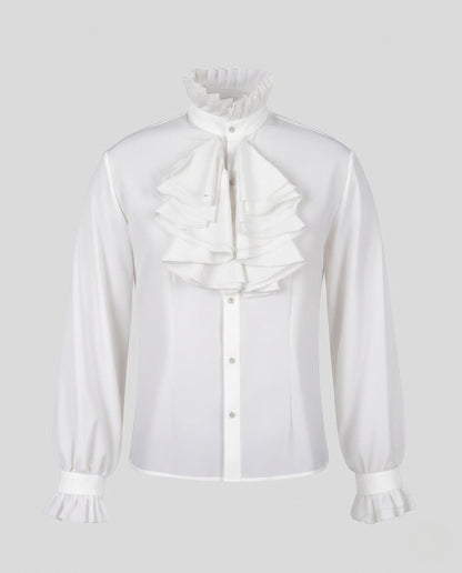Women elegant blouse with ruffle design EVA-US