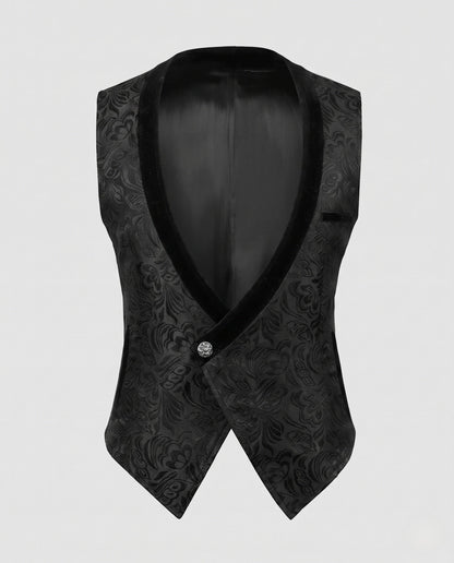 Women elegant round collar vest EVA-US