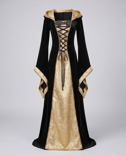 Women Elegant Gown-Dress in Medieval Style EVA-US