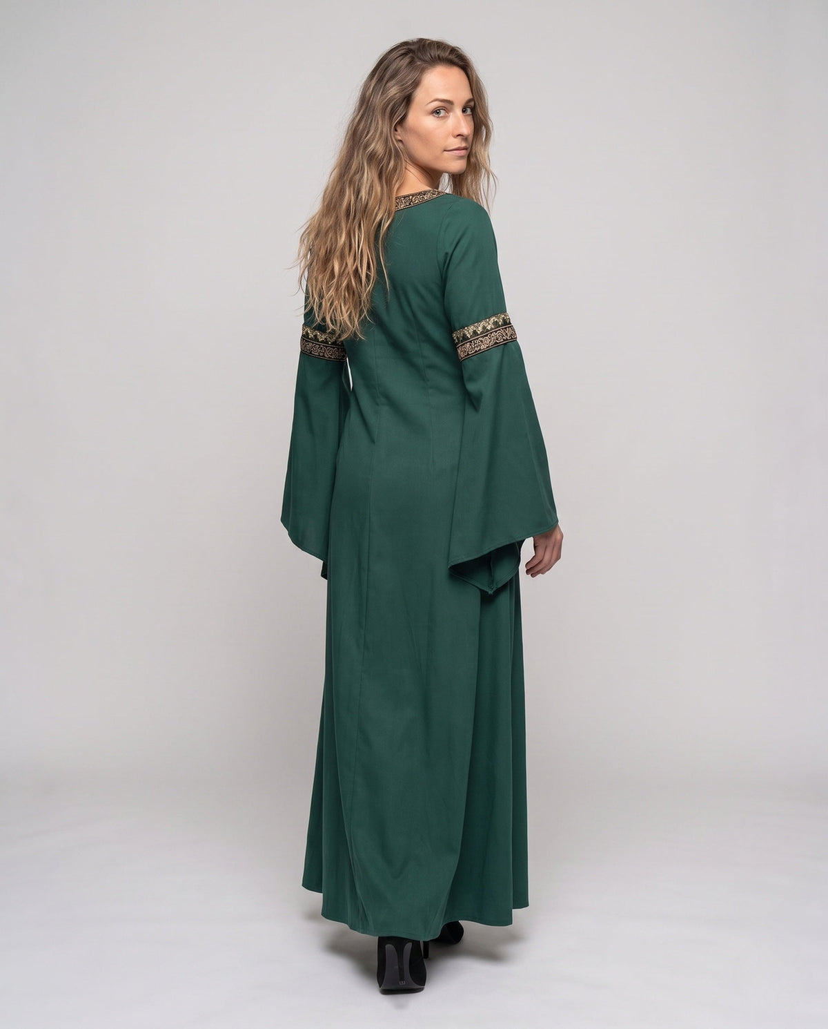 Women's historic fairy tale dress with elegant lacing design EVA-US