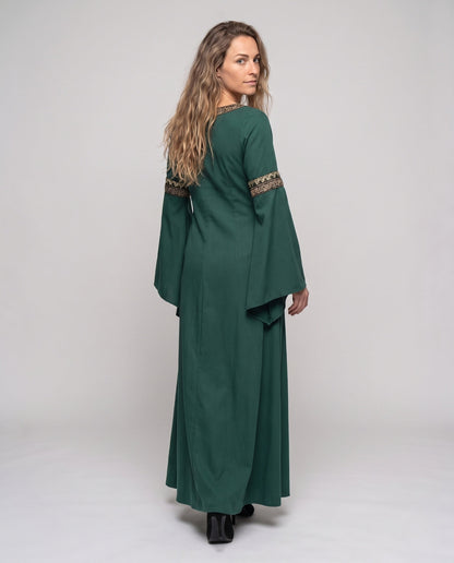 Women's historic fairy tale dress with elegant lacing design EVA-US