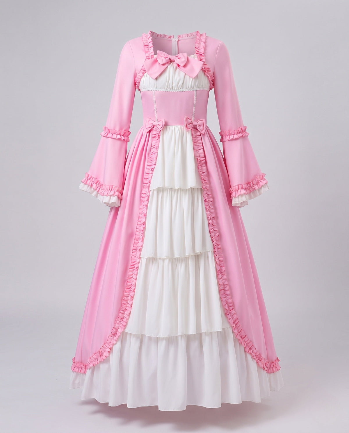 Ladies Fairytale Ball Gown with Voluminous Ruffles EVA-US