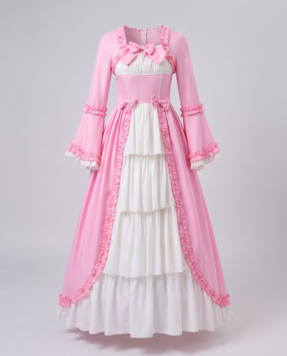 Ladies Fairytale Ball Gown with Voluminous Ruffles EVA-US