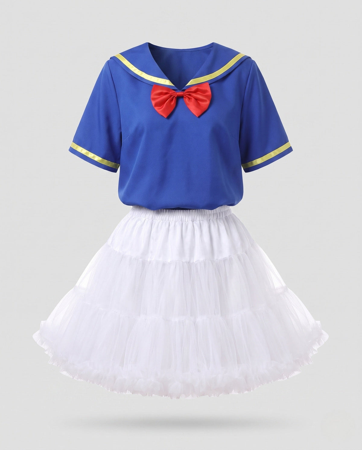 Women's costume in nostalgic schoolgirl style with flared tulle skirt EVA-US