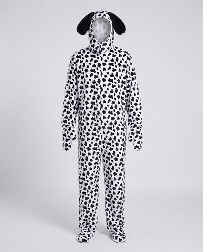 Men's Plush Dog Costume with Characteristic Ears and Paws EVA-US