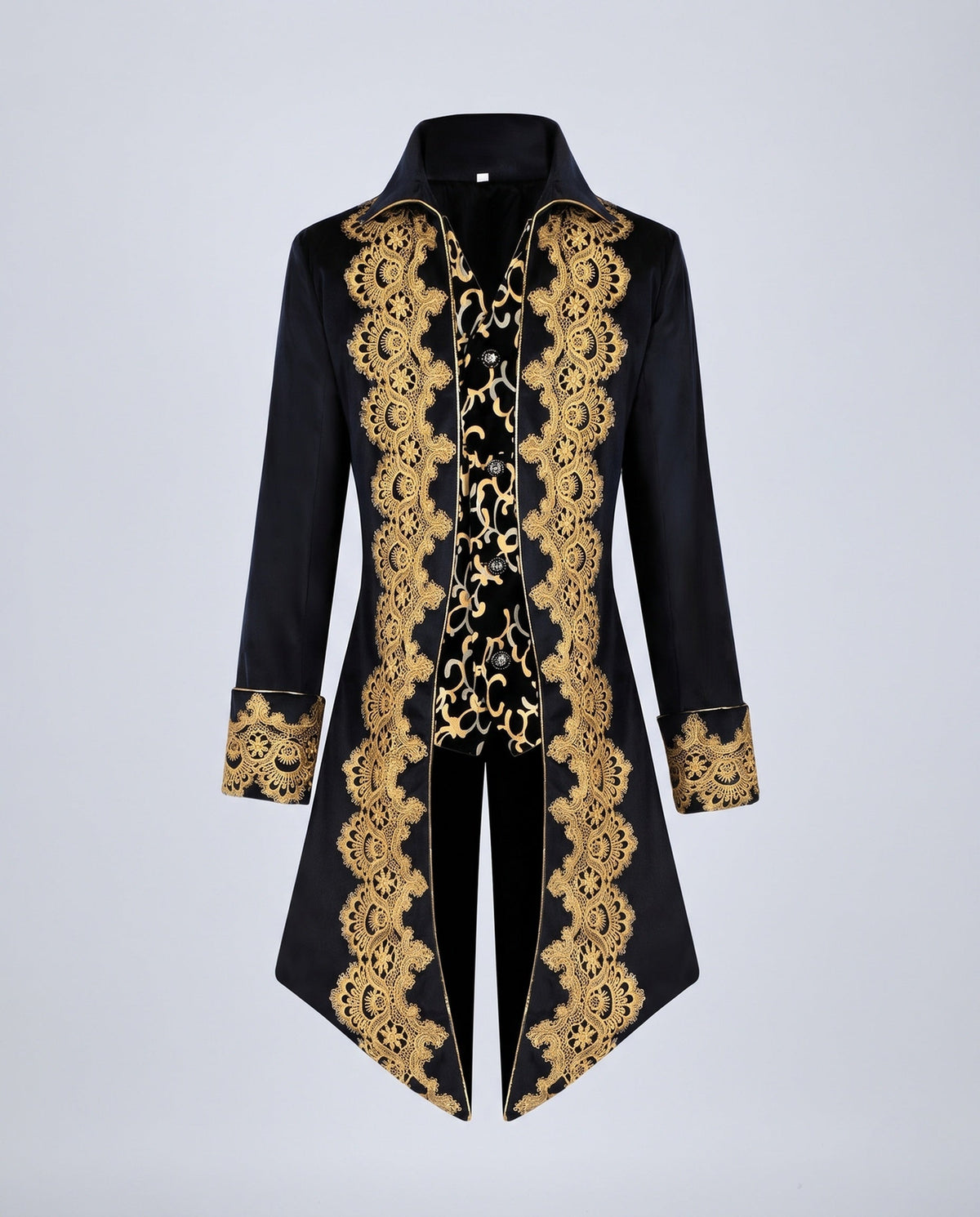 Ladies Elegant Gala Jacket with intricate Gold Pattern EVA-US