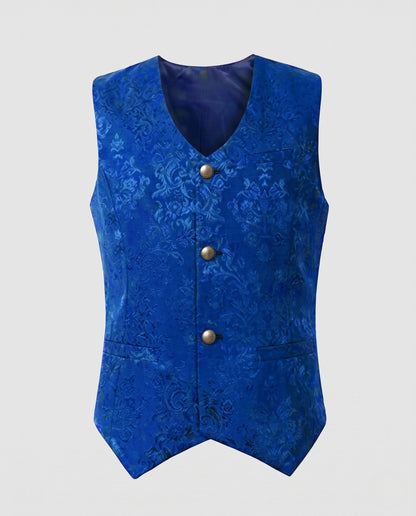 Women's elegant vest with elaborate ruffle detail EVA-US