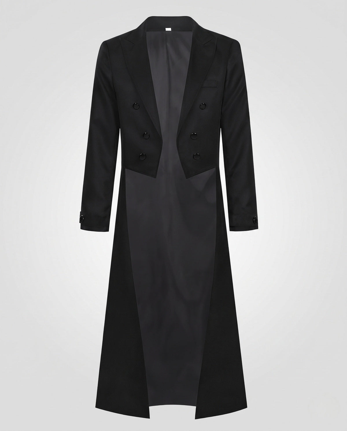 Women Elegant Coat with Double Button Placket EVA-US