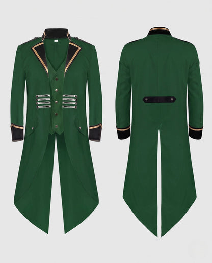 Ladies elegant tailcoat suit with detailed appliqués EVA-US