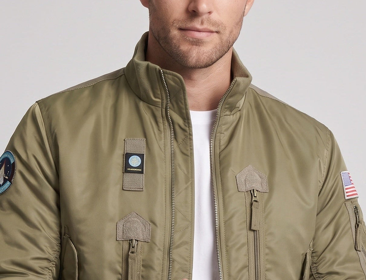 Men's Fashion Bomber Jacket EVA-US