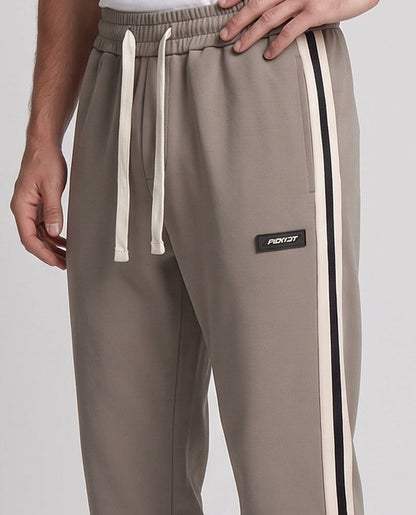 Men's sporty joggers with side contrast stripes EVA-US