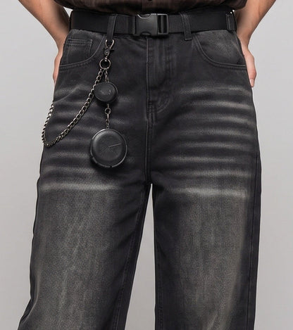 Women Wide-Cut Jeans with Extravagant Applications EVA-US