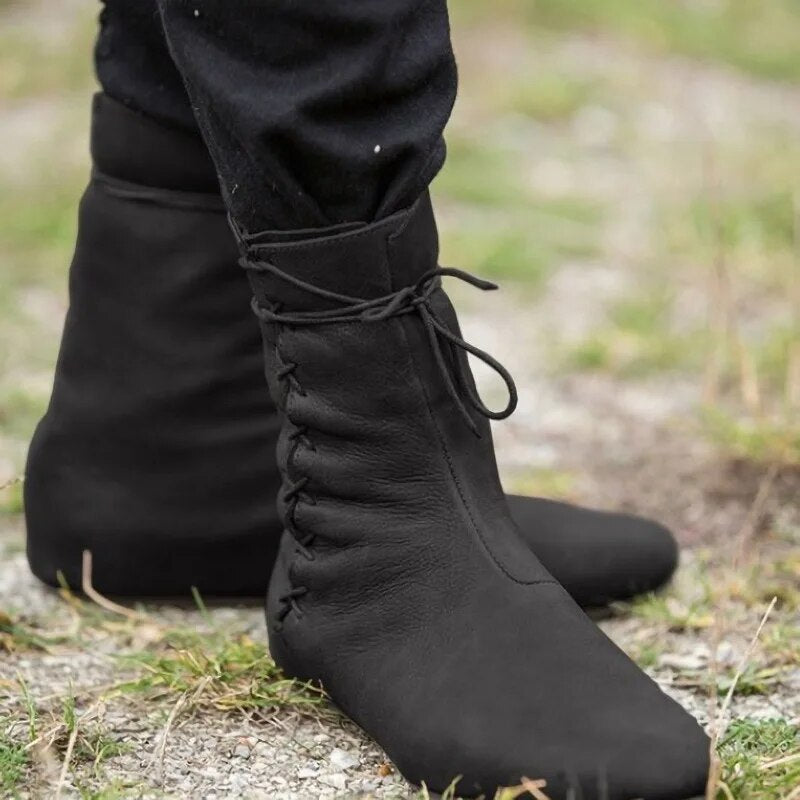 EVA-US | Medieval Leather Boots for Men