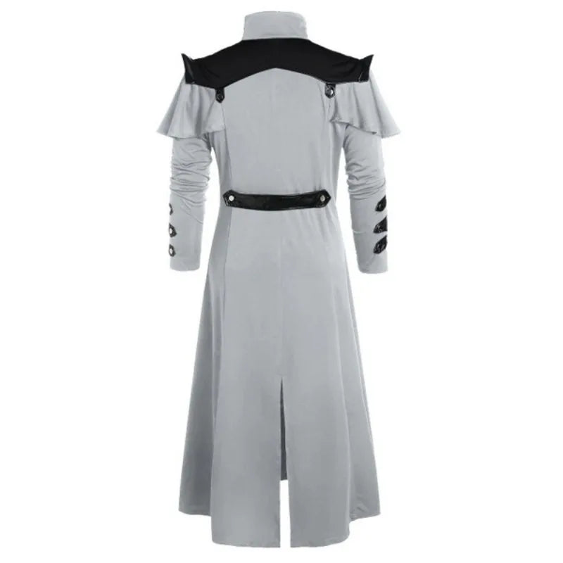EVA-US | Men's Medieval Long Coat Armor in Gothic Style