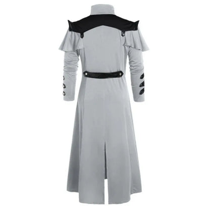 EVA-US | Men's Medieval Long Coat Armor in Gothic Style