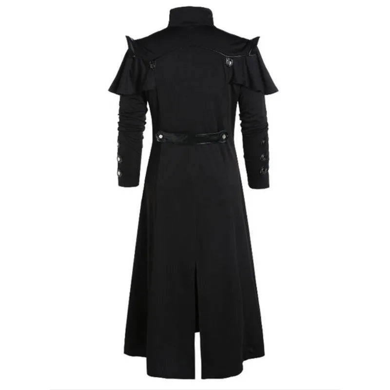 EVA-US | Men's Medieval Long Coat Armor in Gothic Style