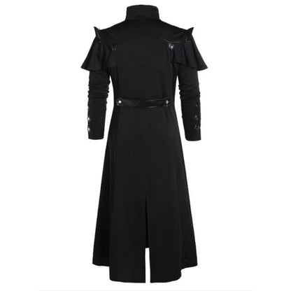 EVA-US | Men's Medieval Long Coat Armor in Gothic Style