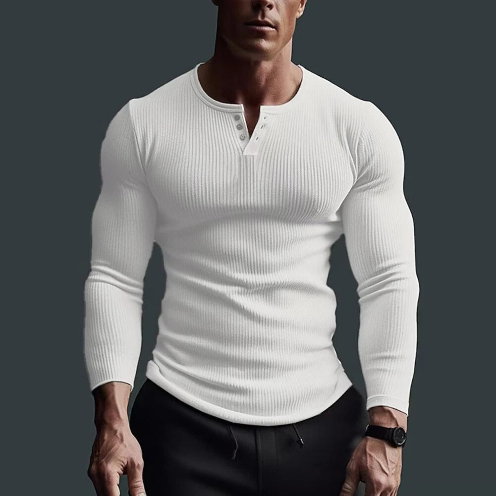 Slim-Fit-Henley-Shirt