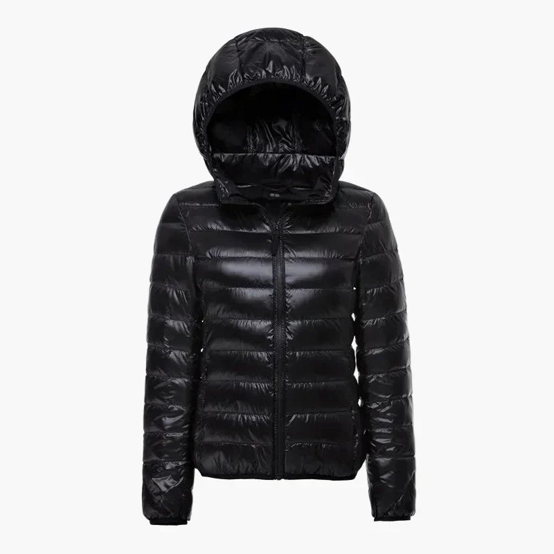 EVA-US | Quilted jacket with hood - Lightweight transitional jacket for everyday and outdoor