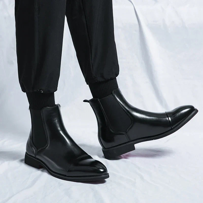 EVA-US | Genuine leather Chelsea boots