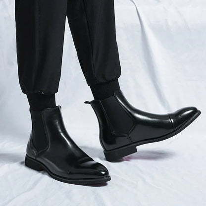 EVA-US | Genuine leather Chelsea boots