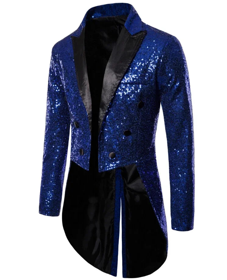 EVA-US | Men's Glitter Tuxedo With Sequins For Special Occasions