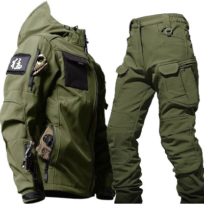 EVA-US - Waterproof thermal suit with multiple pockets for men