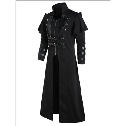EVA-US | Men's Medieval Long Coat Armor in Gothic Style