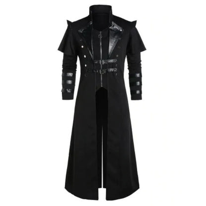 EVA-US | Men's Medieval Long Coat Armor in Gothic Style