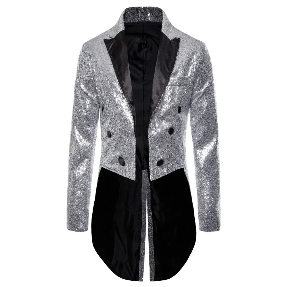 EVA-US | Men's Glitter Tuxedo With Sequins For Special Occasions