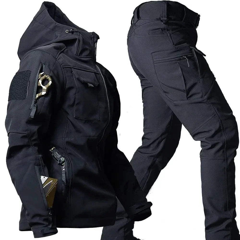 Waterproof Thermal Suit with Multiple Pockets for Men