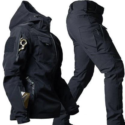 Waterproof Thermal Suit with Multiple Pockets for Men