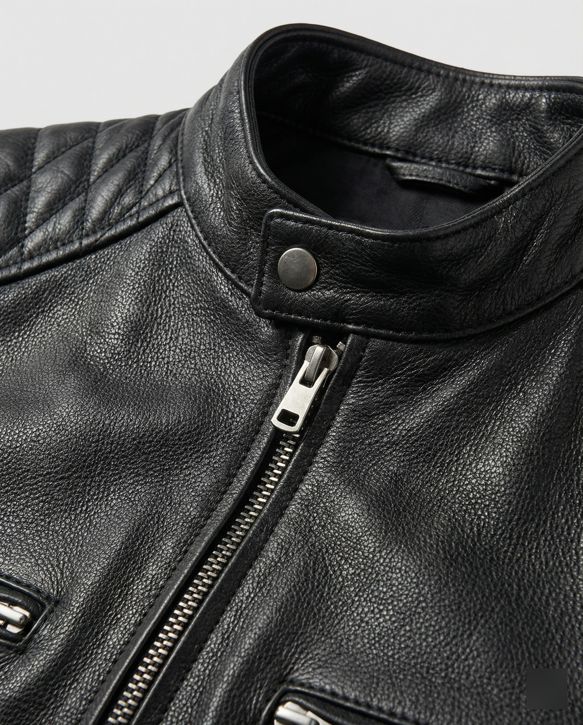 EVA-US | Biker Jacket in Classic Moto Style - Slim Fit Fashion Transitional Jacket for Leisure and Everyday Wear