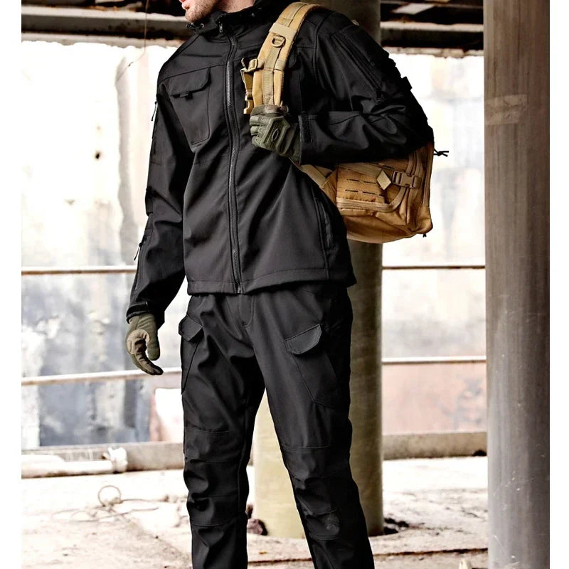 Waterproof Thermal Suit with Multiple Pockets for Men