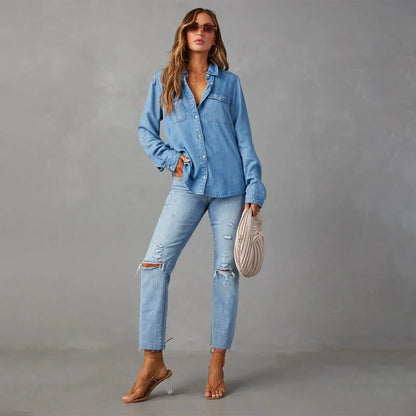 EVA-US | Light Denim Shirts