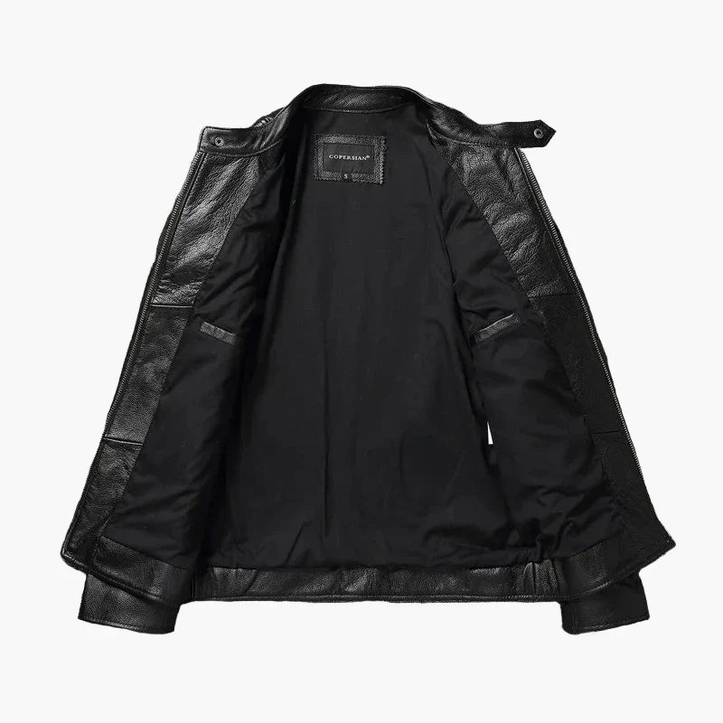 EVA-US | Biker Jacket in Classic Moto Style - Slim Fit Fashion Transitional Jacket for Leisure and Everyday Wear