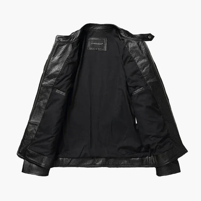 EVA-US | Biker Jacket in Classic Moto Style - Slim Fit Fashion Transitional Jacket for Leisure and Everyday Wear