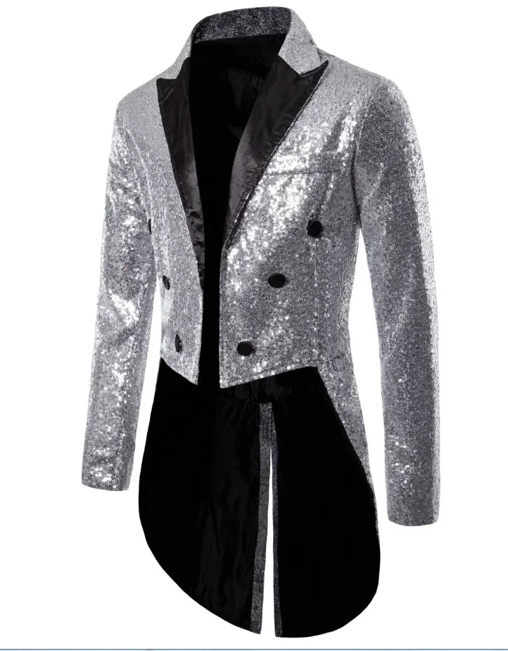 EVA-US | Men's Glitter Tuxedo With Sequins For Special Occasions