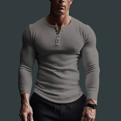 Slim-Fit-Henley-Shirt